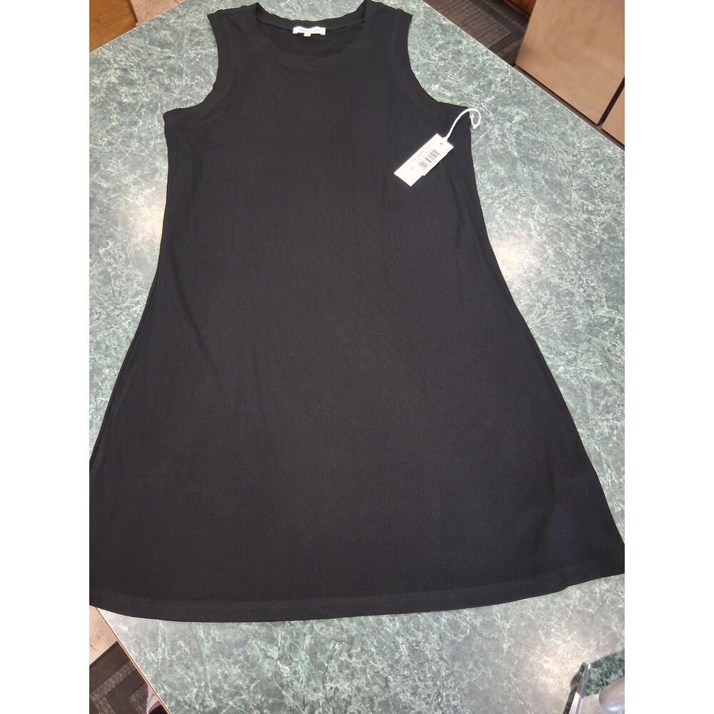 Another Love Sleeveless Ribbed Justin Dress Womens Size S Black NWT Vacation